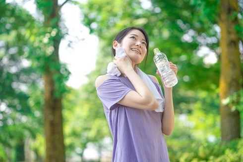 準備運動や水分補給も忘れずに