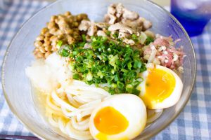 納豆おろしぶっかけうどん